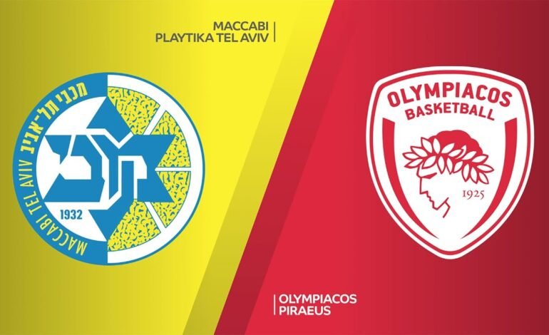 Euroleague: Μακάμπι-Ολυμπιακός