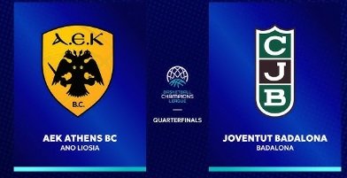 BCL : ΑΕΚ-Μπανταλόνα